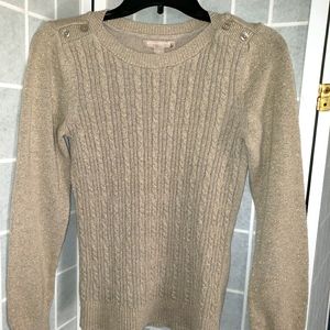 Banana Republic gold sparkle sweater